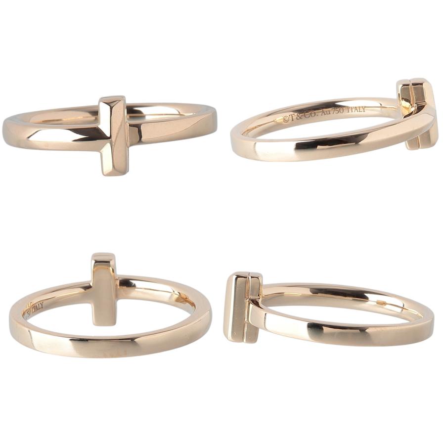 TIFFANY&Co.（ティファニー） Tワン ナロー リング 約12.5号 Au750YG