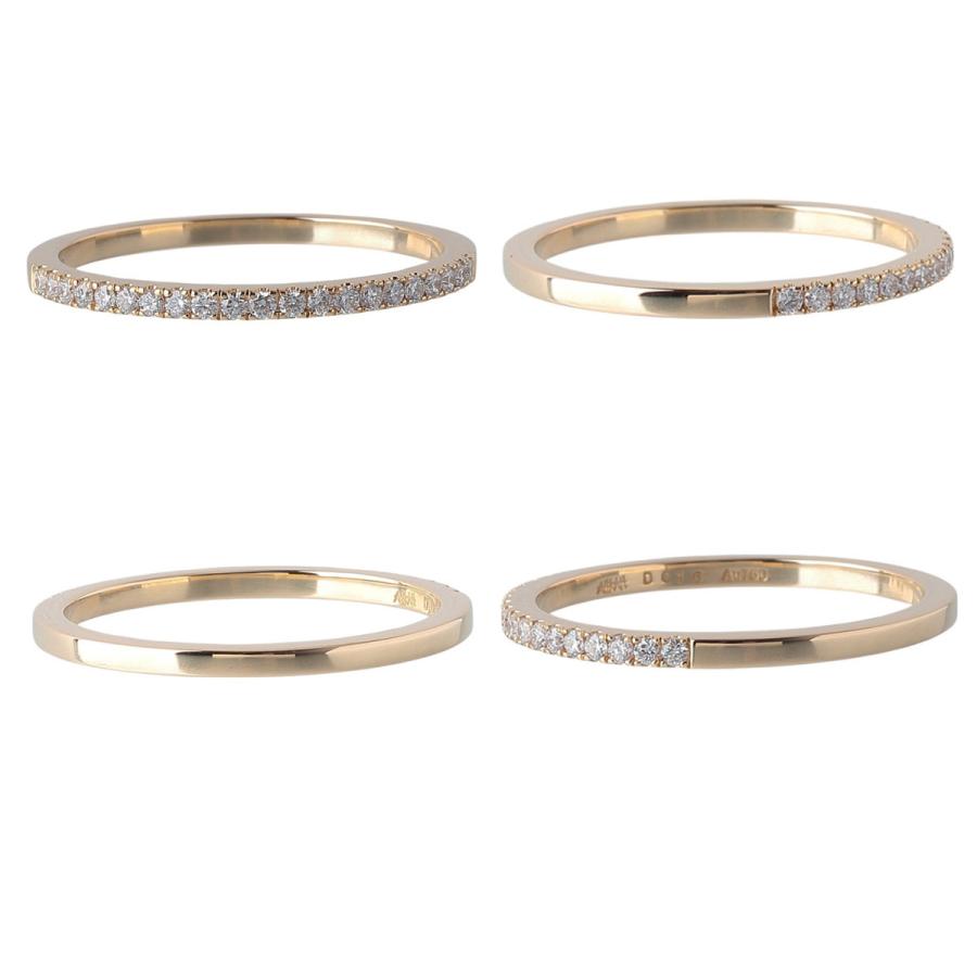 AHKAH（アーカー） ダイヤ リング ティナ ハーフエタニティ 14号 0.16