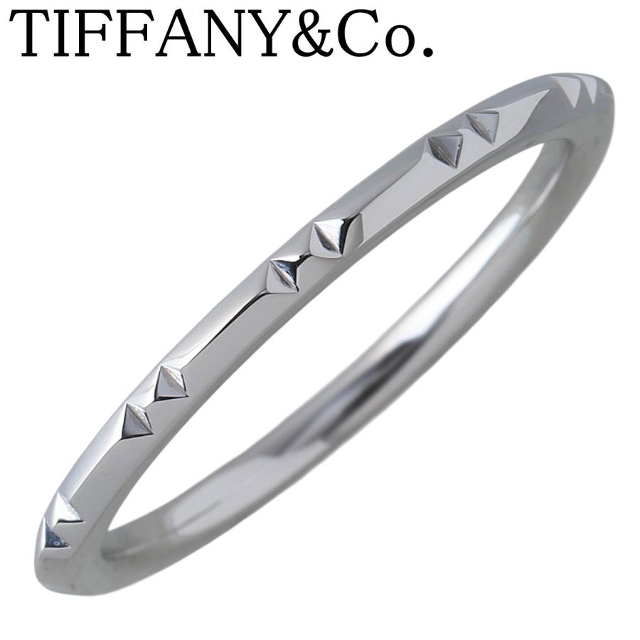 TIFFANY&Co. ティファニー リング トゥルー バンド 約11.5号 Pt950  