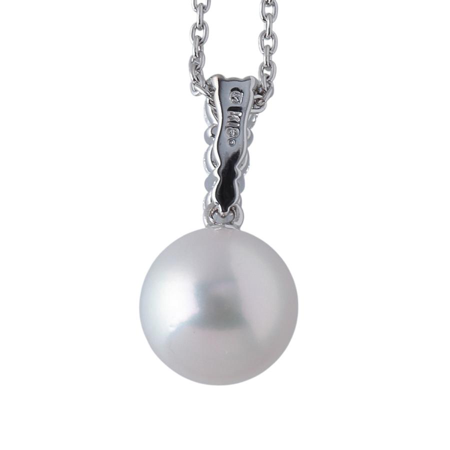 MIKIMOTO ミキモト ダイヤ パール ネックレス 現行モデル PP-20476U型  
