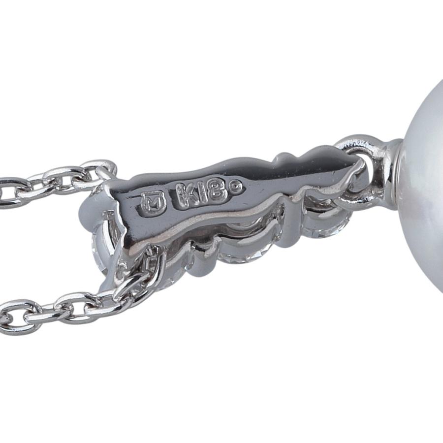 MIKIMOTO ミキモト ダイヤ パール ネックレス 現行モデル PP-20476U型  