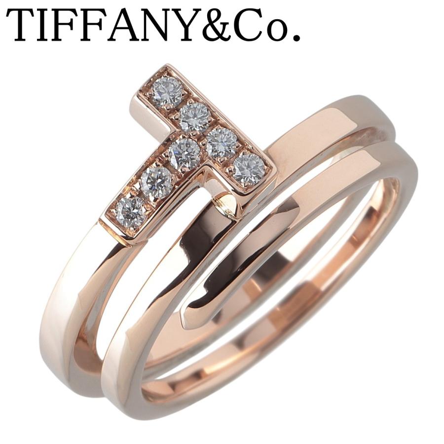 TIFFANY&Co.（ティファニー） ダイヤ リング Tスクエア ラップ 約12号