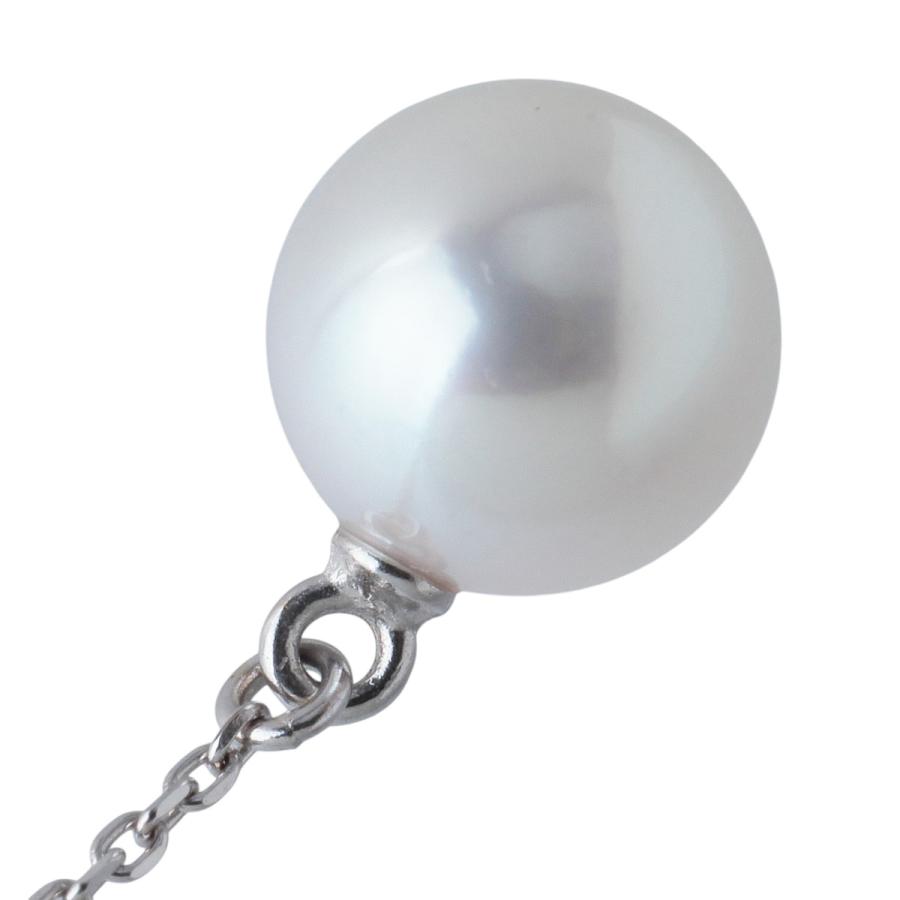 TASAKI 真珠 パール　ピアス　アメリカンピアス　K18 TASAKI（タサキ） パール ピアス チェーン アメリカン パール7.6mm