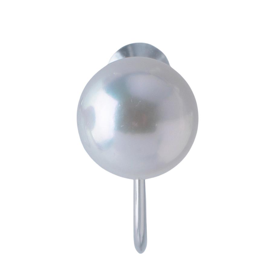 MIKIMOTO ミキモト パール イヤリング アコヤパール7.8mm K18WG 新品  