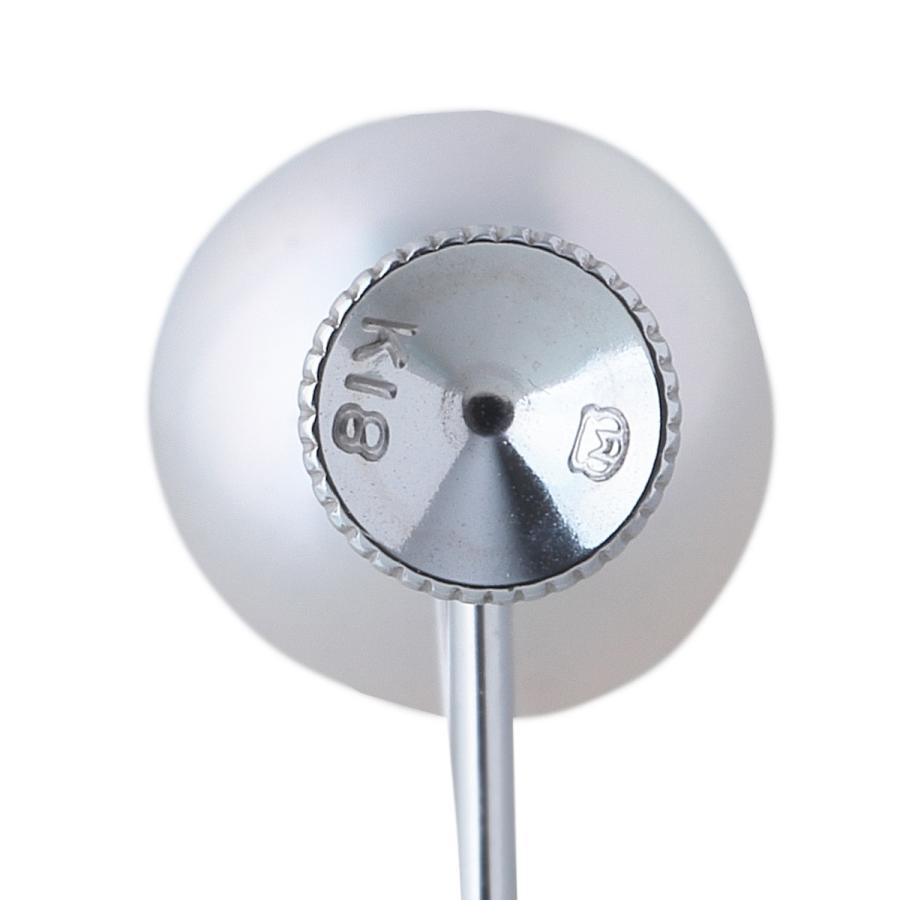 MIKIMOTO ミキモト パール イヤリング アコヤパール7.8mm K18WG 新品  