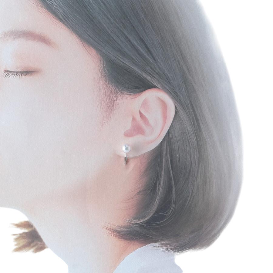 MIKIMOTO ミキモト パール イヤリング アコヤパール7.8mm K18WG 新品  