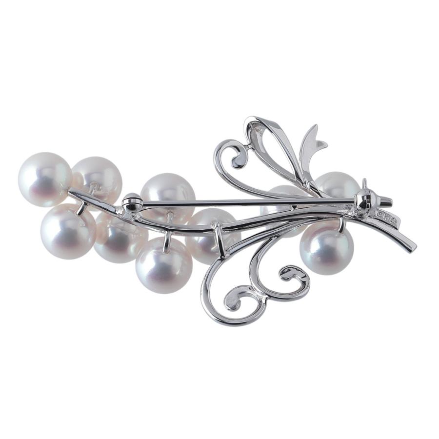 MIKIMOTO パールブローチ MIKIMOTO ミキモト パール ブローチ 大珠 アコヤパール7.8mm〜8.4mm