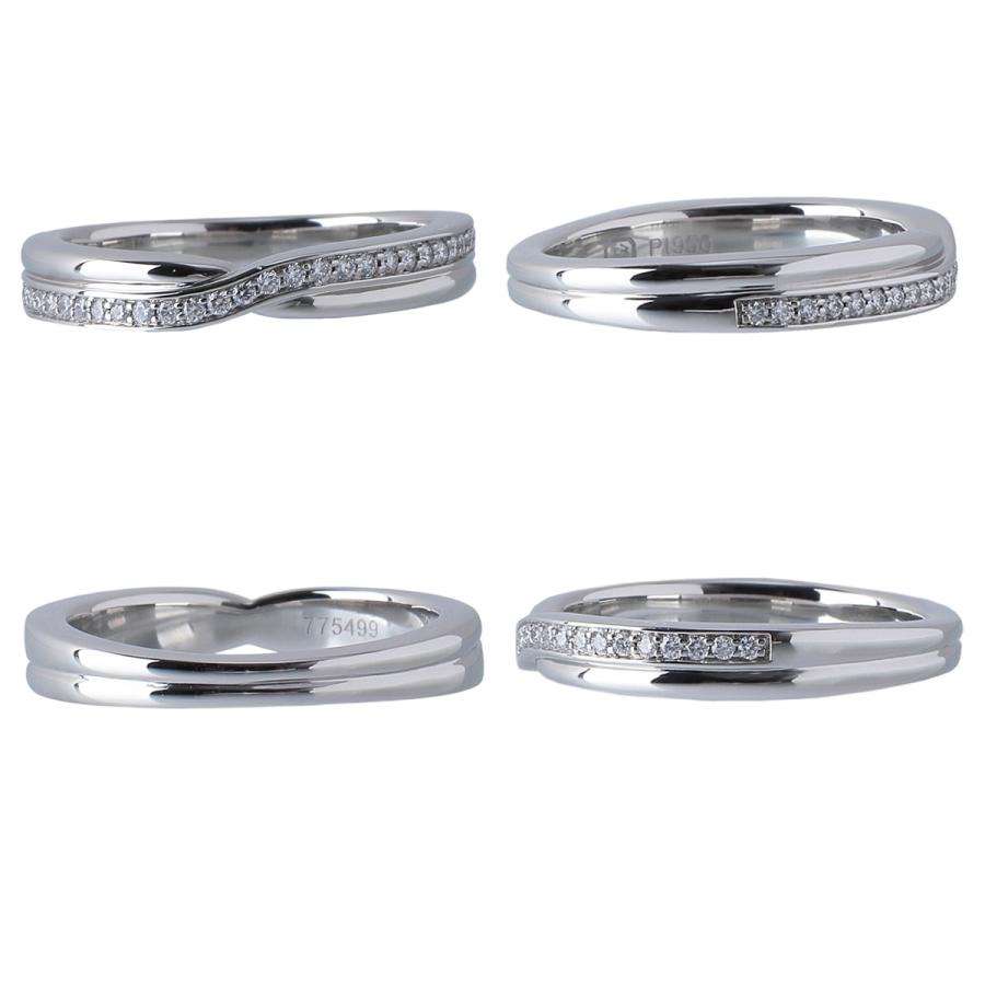 ハリーウィンストン トリスト ワンロウ ダイヤ リング 9号弱【22571】