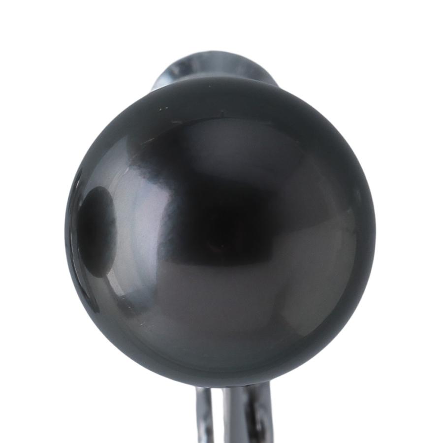 MIKIMOTO ミキモト パール イヤリング ブラックパール10.1mm