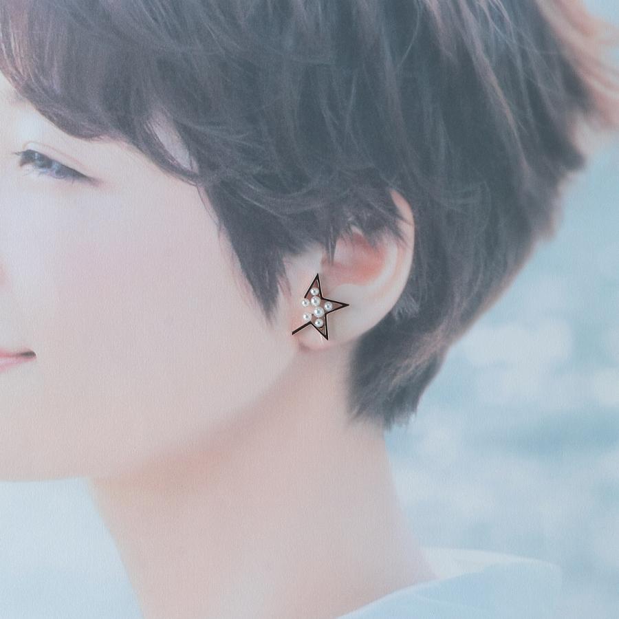 TASAKI（タサキ） パール ピアス アブストラクトスター SG750/750YG