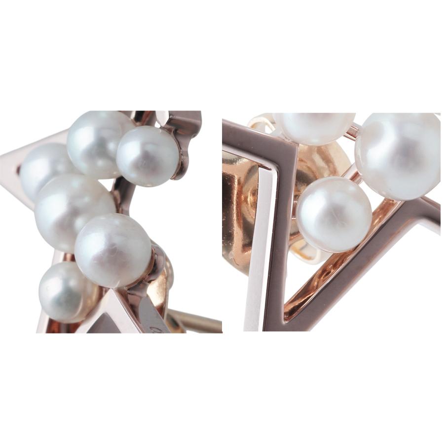 TASAKI（タサキ） パール ピアス アブストラクトスター SG750/750YG