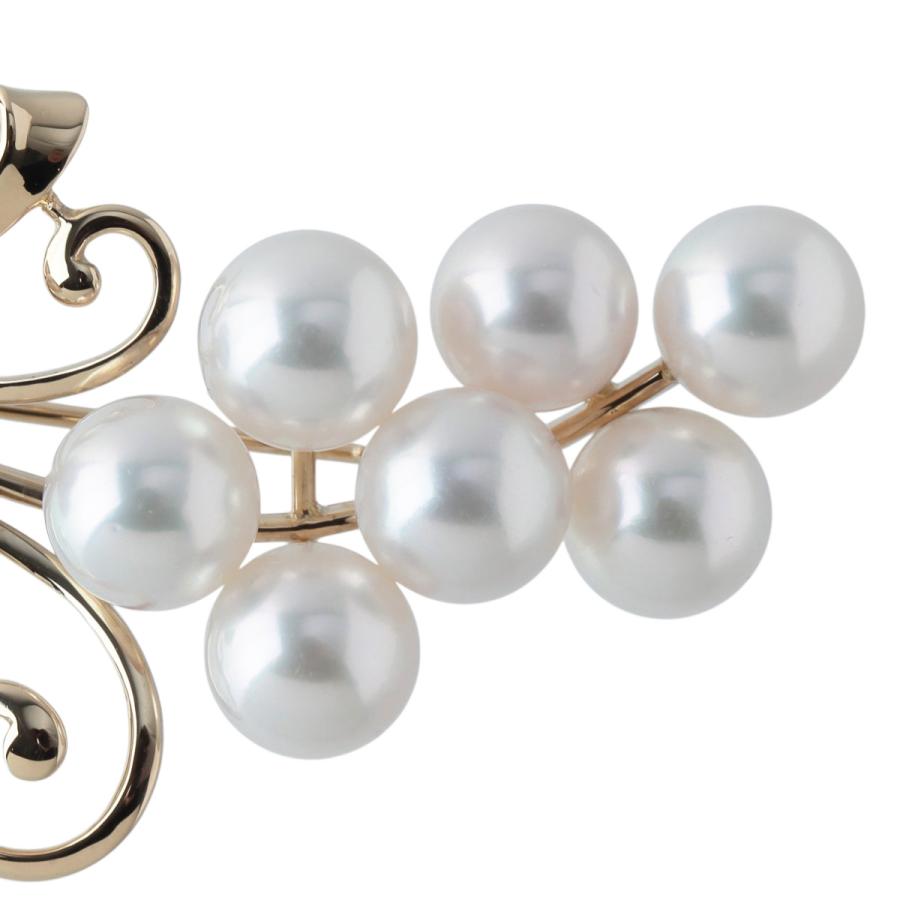 MIKIMOTO（ミキモト） パール ブローチ アコヤパール7.7mm〜8.5mm