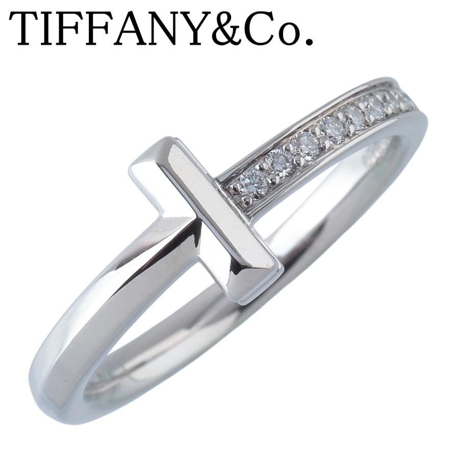 TIFFANY&Co.（ティファニー） ダイヤ リング Tワン ナロー 0.08ct 約