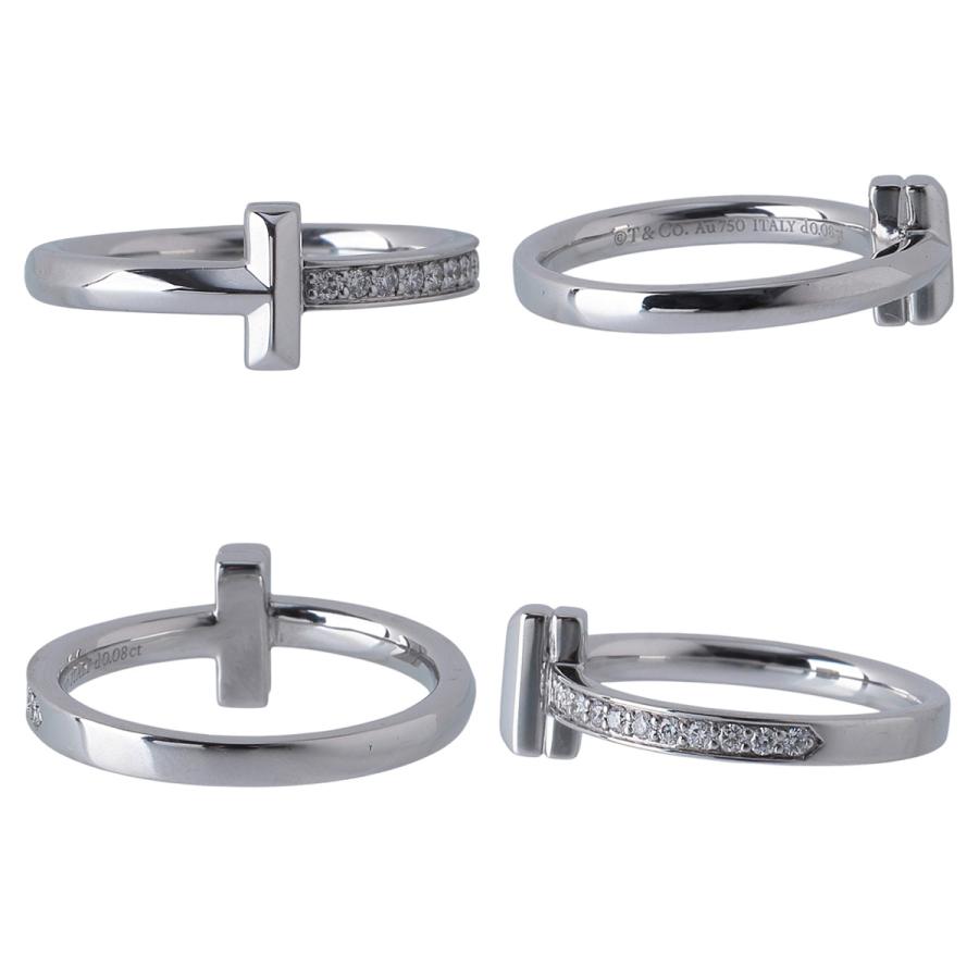 TIFFANY&Co.（ティファニー） ダイヤ リング Tワン ナロー 0.08ct 約