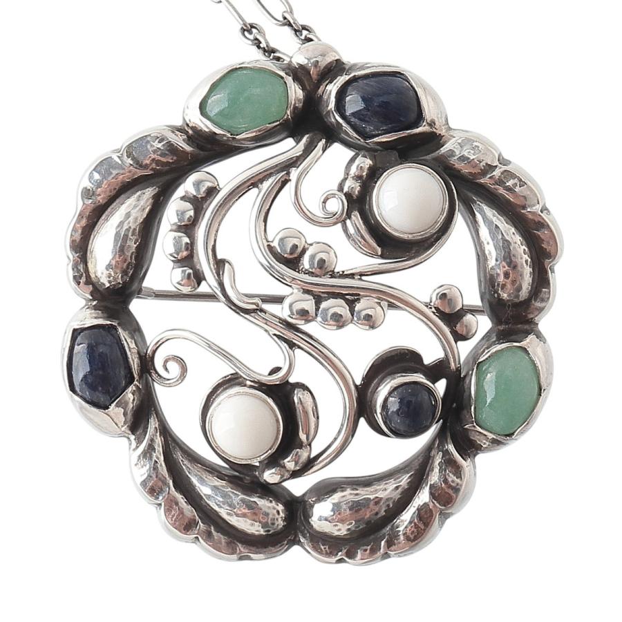 Georg Jensen（ジョージ ジェンセン） #159 ネックレス ブローチ