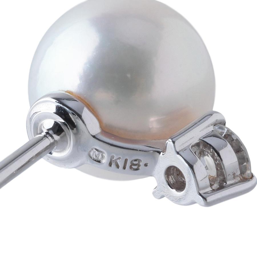 ミキモトパールピアス MIKIMOTO（ミキモト） ダイヤ パール ピアス 現行モデル PE-955PU型