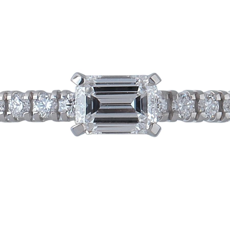 Cartier（カルティエ） エタンセル ダイヤ リング エメラルドカット