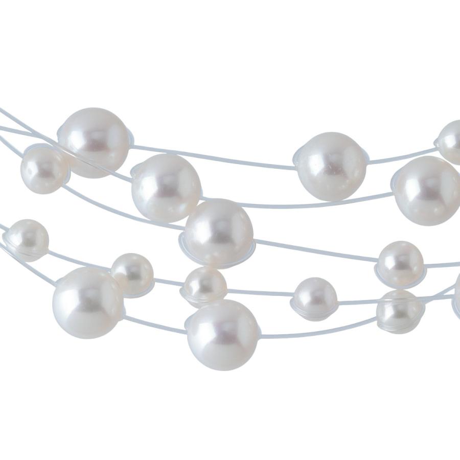 TASAKI（タサキ） パール ネックレス ワイヤー 5連 約43cm K18YG