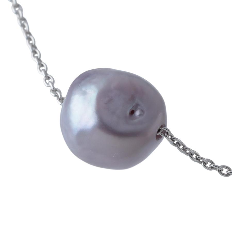 TASAKI（タサキ） バロックパール ネックレス ステーション 44cm K18WG