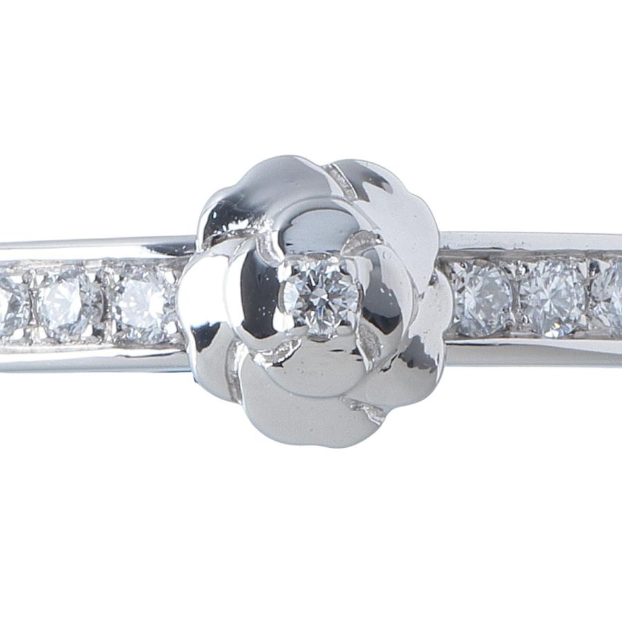 CHANEL（シャネル） ダイヤ リング カメリア #46 Pt950 新品仕上げ済