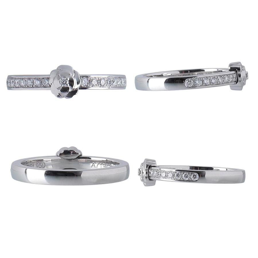 CHANEL（シャネル） ダイヤ リング カメリア #46 Pt950 新品仕上げ済