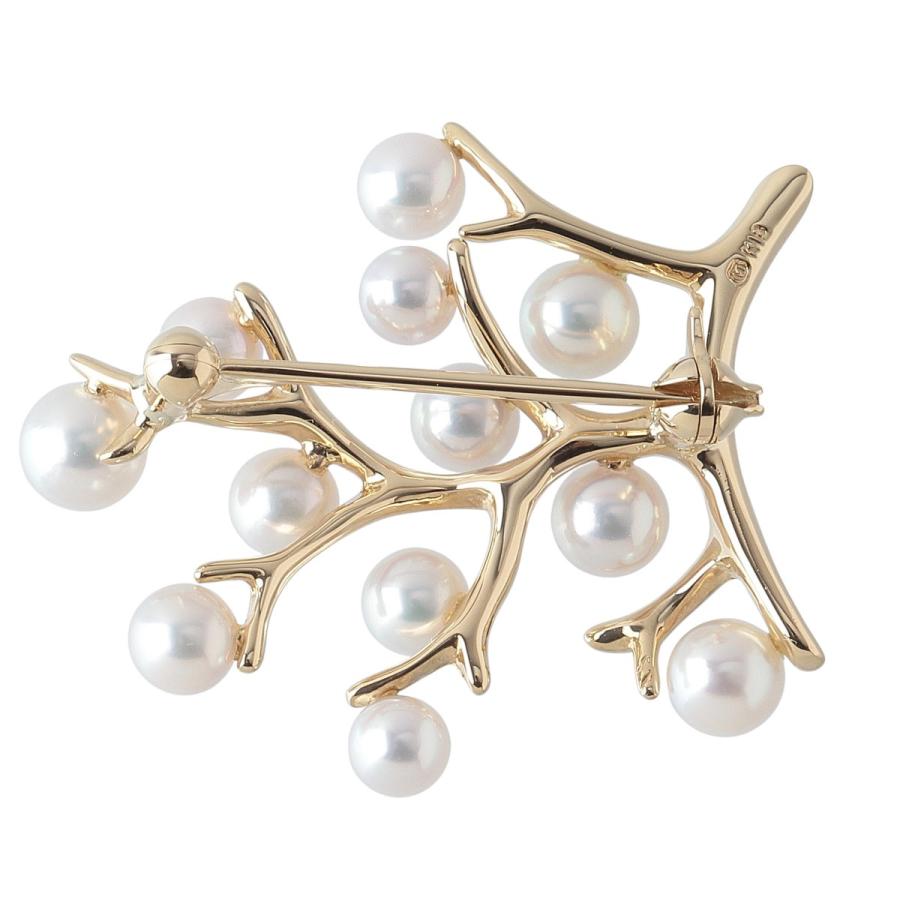 Mikimoto 真珠ブローチ 「幸福の木」 ミキモト ブローチ 幸福の木 silver