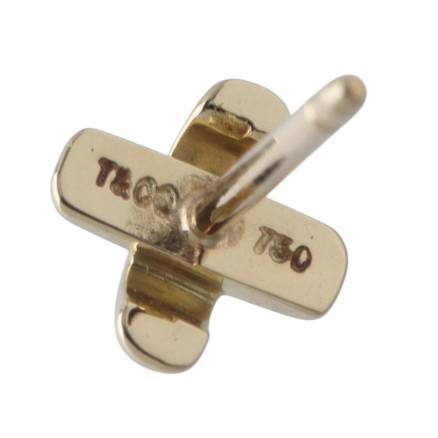 TIFFANY&Co.（ティファニー） クロス ステッチ ピアス 750YG 新品