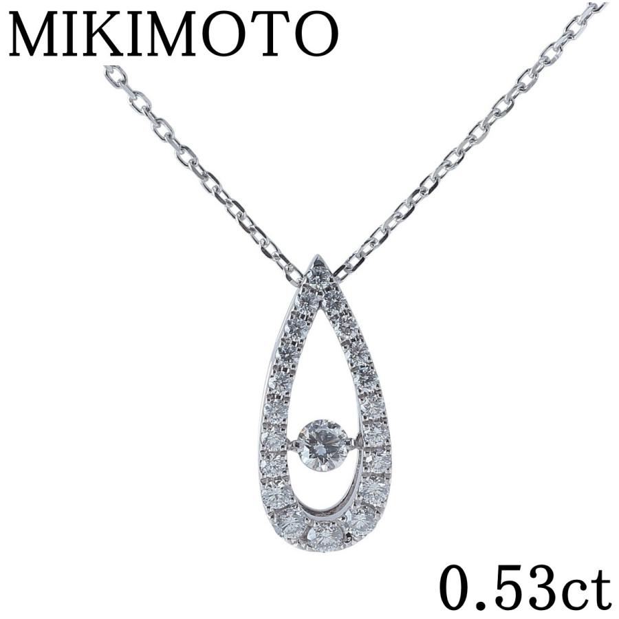 MIKIMOTO ネックレス MIKIMOTO（ミキモト） ダイヤ ネックレス トレモロ 0.53ct 43cm K18WG
