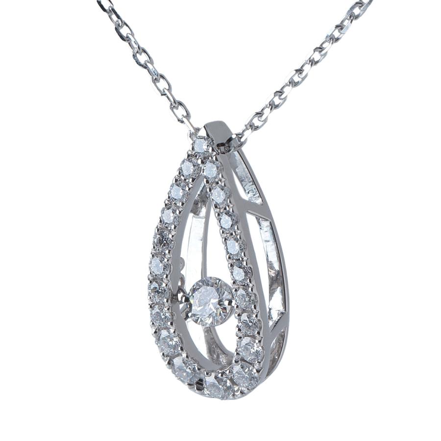 MIKIMOTO（ミキモト） ダイヤ ネックレス トレモロ 0.53ct 43cm K18WG