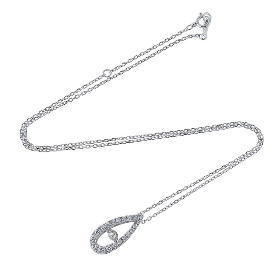 MIKIMOTO（ミキモト） ダイヤ ネックレス トレモロ 0.53ct 43cm K18WG