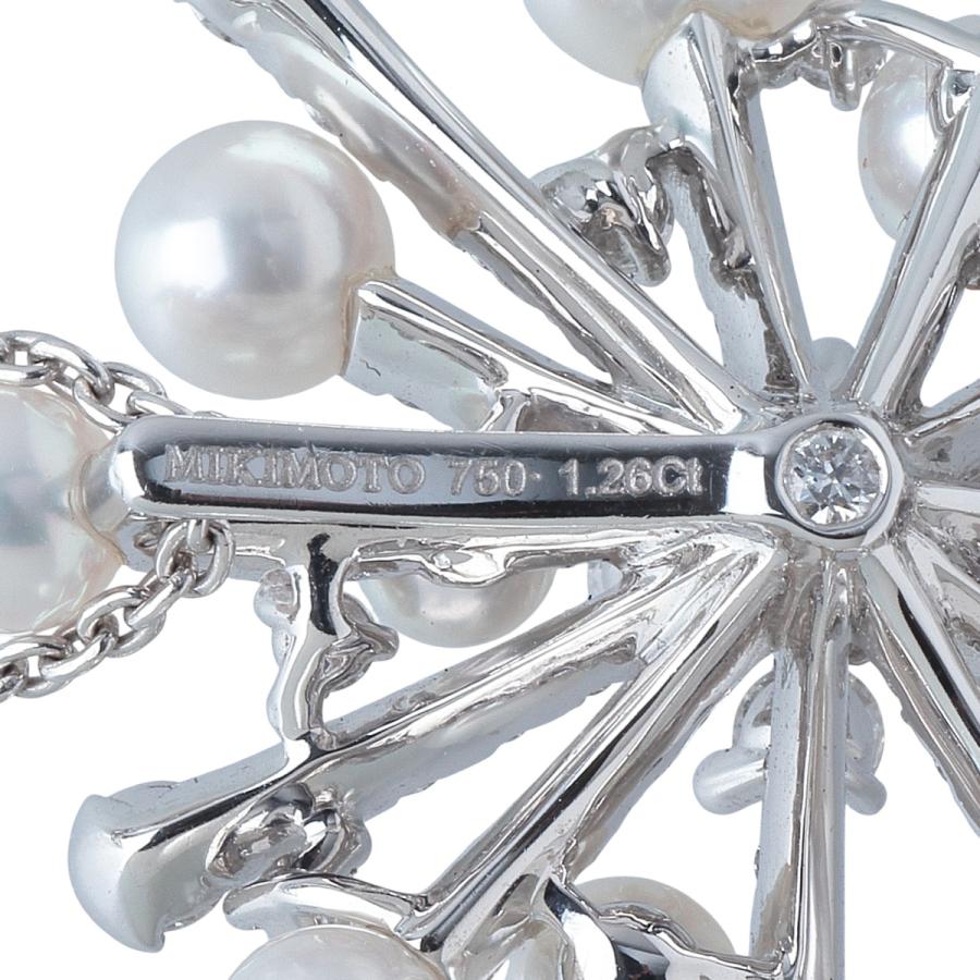 MIKIMOTO（ミキモト） パール ダイヤ ネックレス スプラッシュ 現行