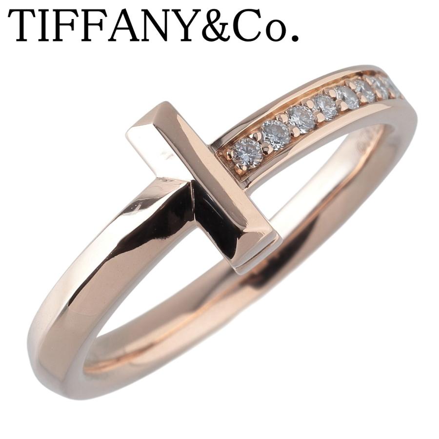 TIFFANY&Co.（ティファニー） ダイヤ リング Tワン ナロー 0.08ct 約12