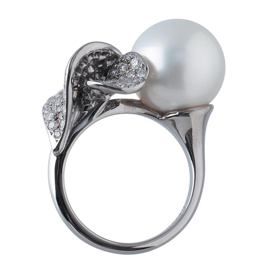MIKIMOTO（ミキモト） パール ダイヤ リング レ ペタル プラス ヴァン