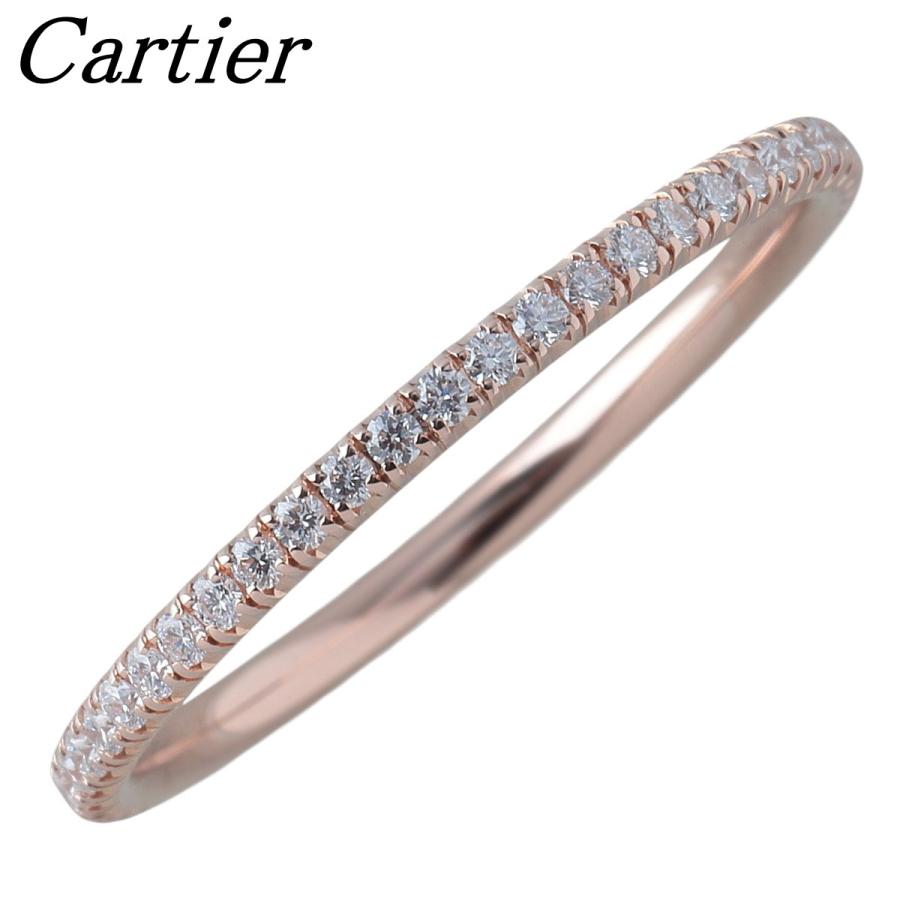 Cartier カルティエ エタンセル ダイヤ リング フルエタニティ #54 幅