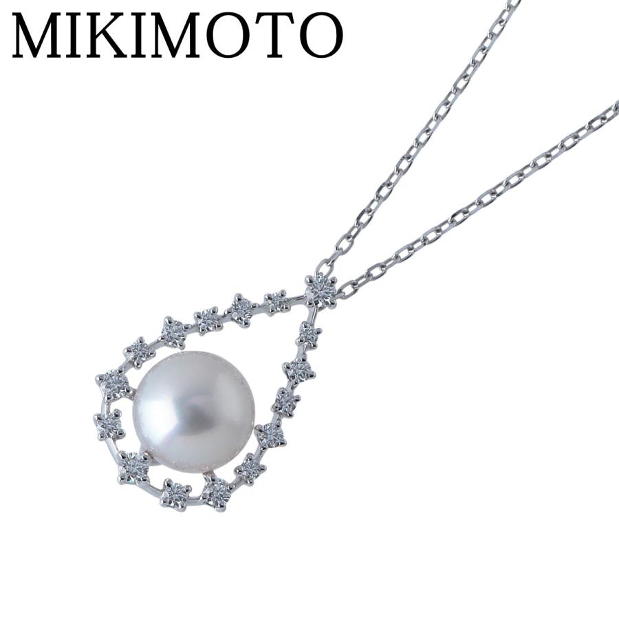MIKIMOTO（ミキモト） パール ダイヤ ネックレス 125周年記念 パール