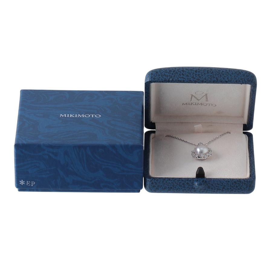 MIKIMOTO（ミキモト） パール ダイヤ ネックレス 125周年記念 パール