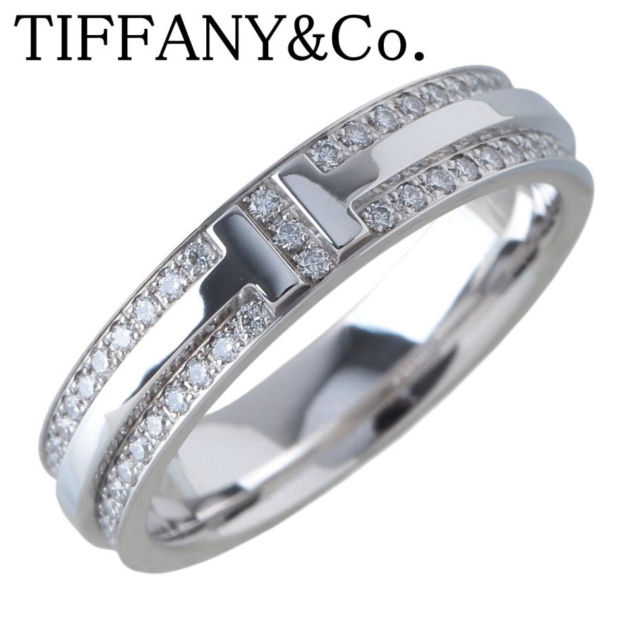 TIFFANY&Co.（ティファニー） ダイヤ リング T TWO ナロー 14号