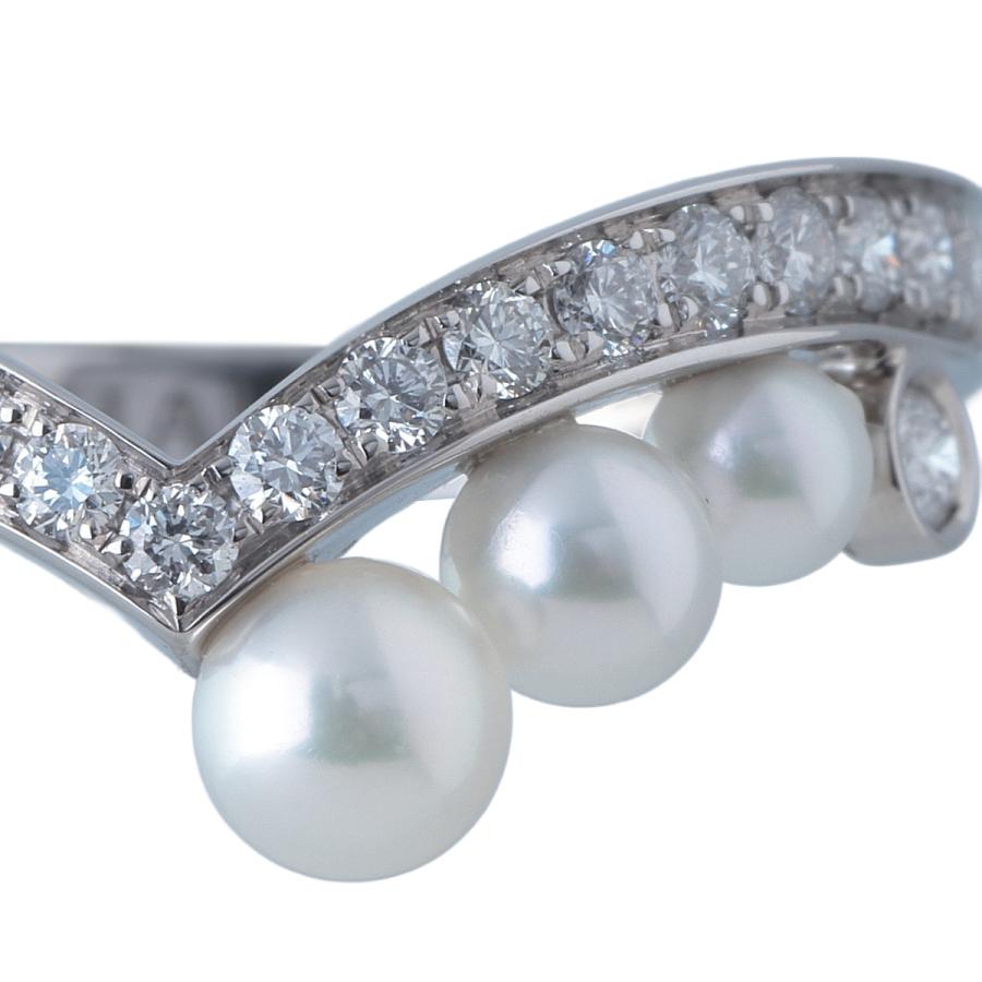 CHAUMET（ショーメ） ジョゼフィーヌ エグレット ダイヤ パール リング