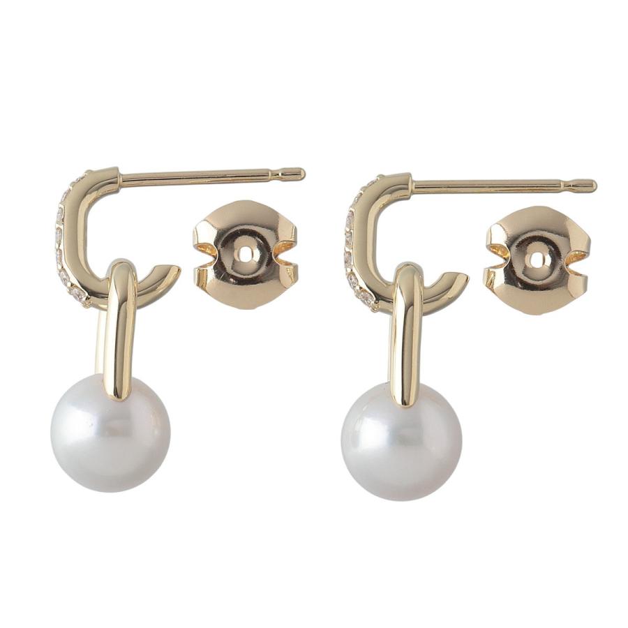 TASAKI（タサキ） ファインリンク パール ダイヤ ピアス 現行モデル