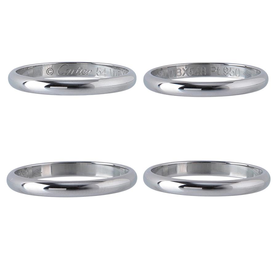 Cartier（カルティエ） 1895 ウェディング リング #54 幅2.5mm Pt950