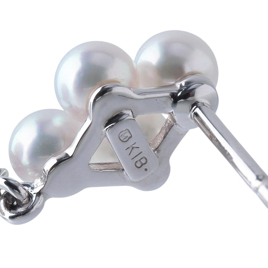 MIKIMOTO（ミキモト） ベビーパール ダイヤ ピアス PE-768PU型 アコヤ