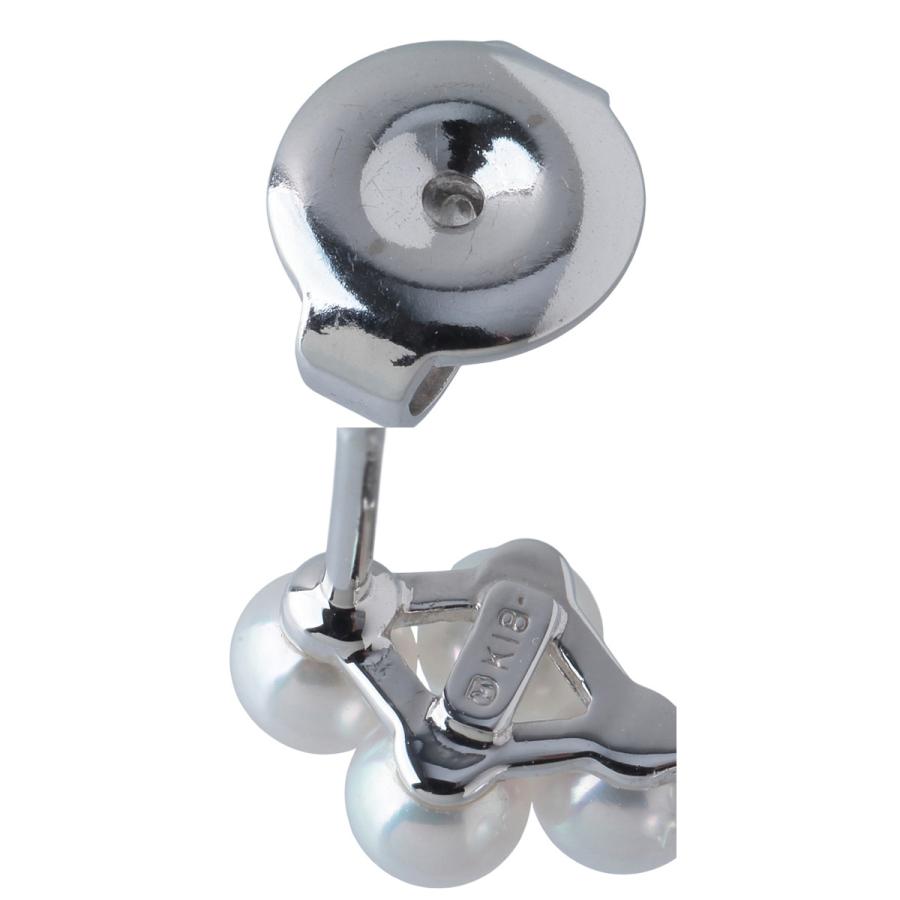 MIKIMOTO（ミキモト） ベビーパール ダイヤ ピアス PE-768PU型 アコヤ