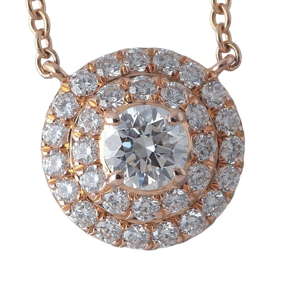 ティファニーソレスト ダイヤモンドネックレス 750 TIFFANY&Co.（ティファニー） ダイヤ ネックレス ソレスト 41cm
