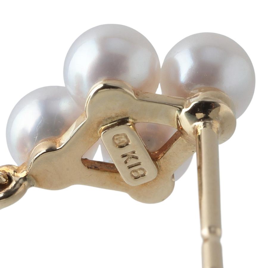 MIKIMOTO（ミキモト） ベビーパール ダイヤ ピアス 現行モデル PE