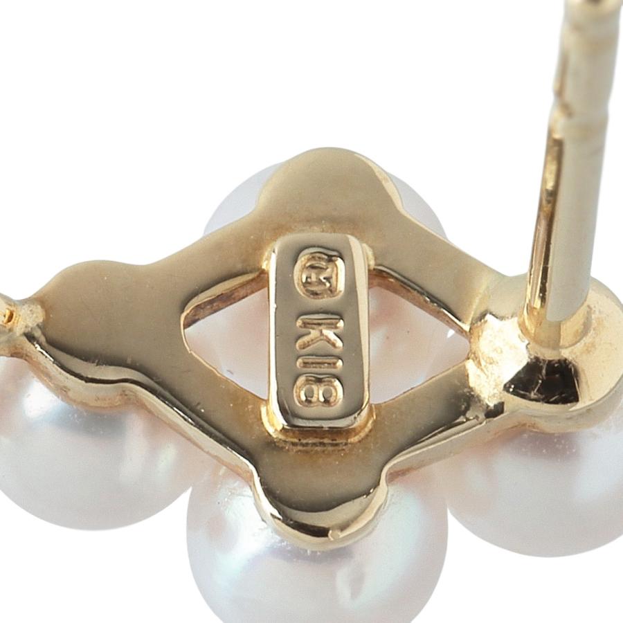 MIKIMOTO（ミキモト） ベビーパール ダイヤ ピアス 現行モデル PE