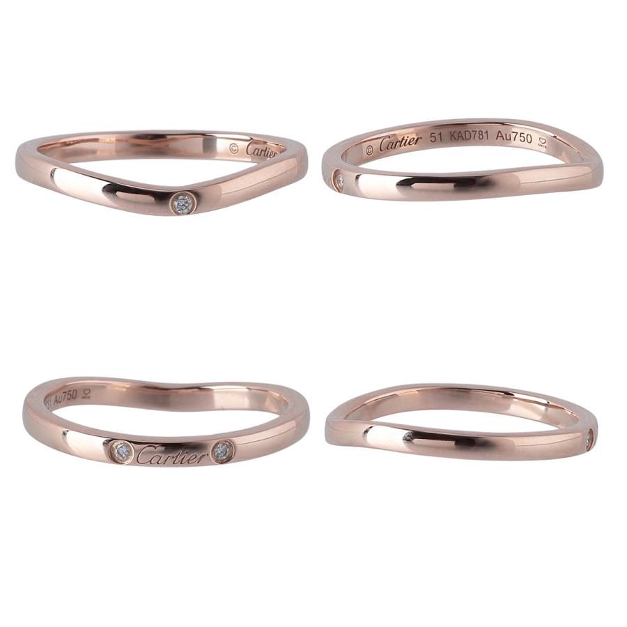 Cartier（カルティエ） ダイヤ リング バレリーナ ウェディング カーブ