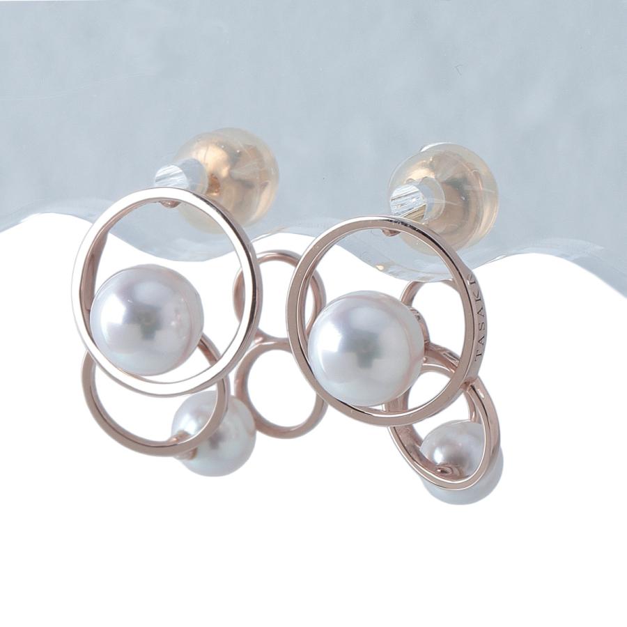 TASAKI（タサキ） パール ピアス エニーマ 4.4mm〜5.9mm 750PG サクラ