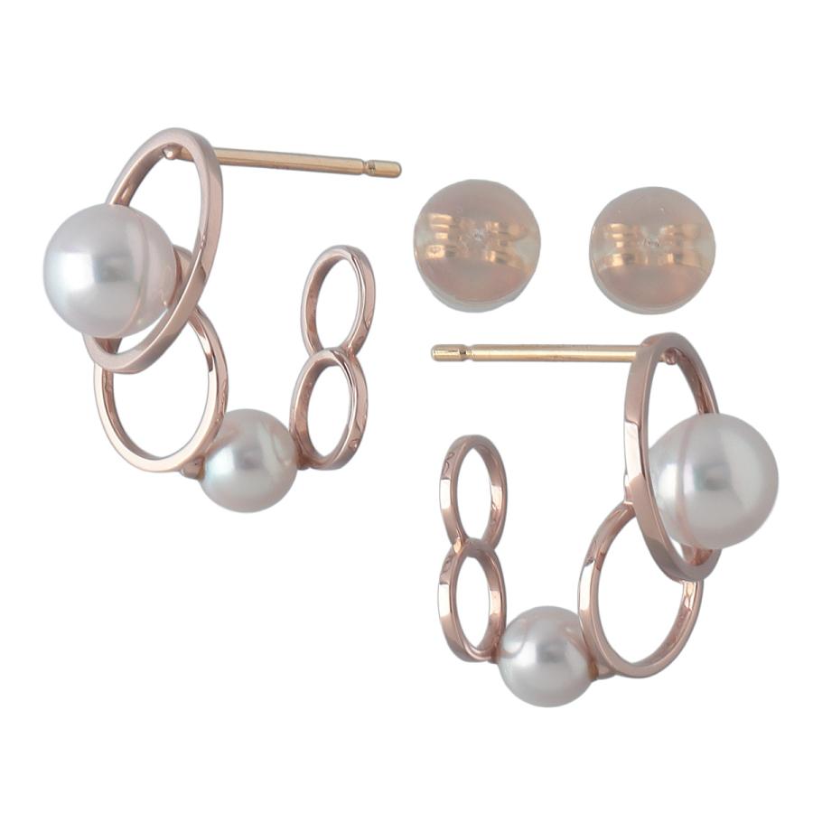 TASAKI（タサキ） パール ピアス エニーマ 4.4mm〜5.9mm 750PG サクラ