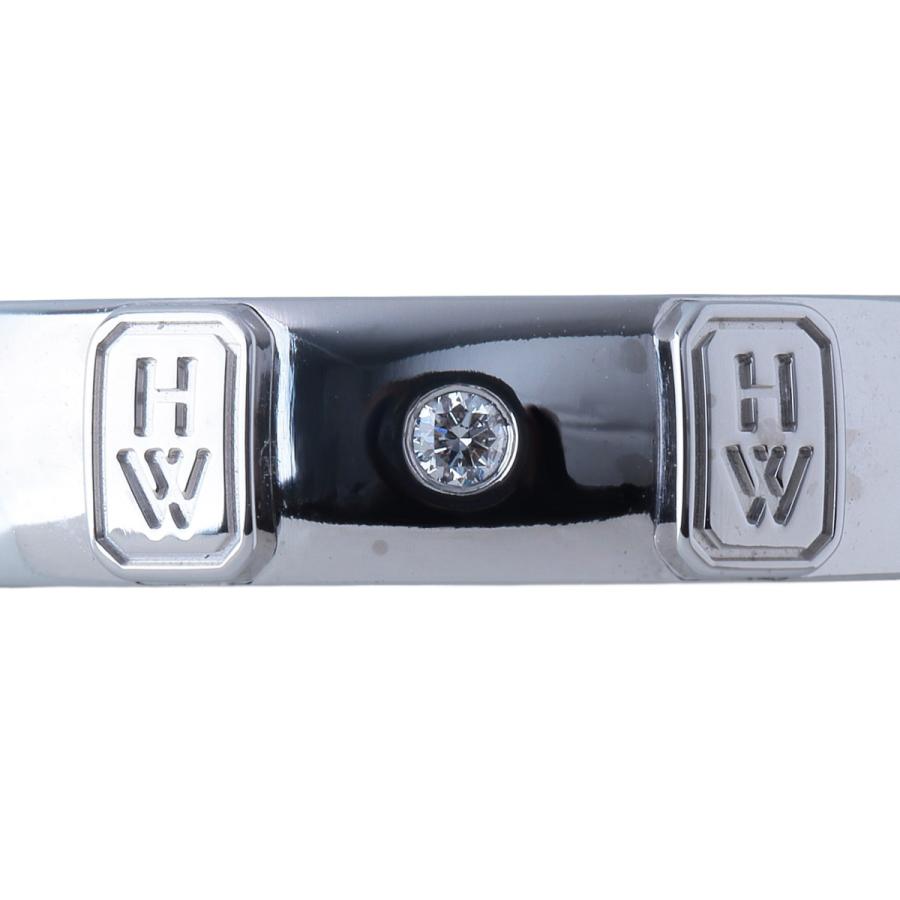 ハリー・ウィンストン（HARRY WINSTON） HWロゴ バンド ダイヤ リング