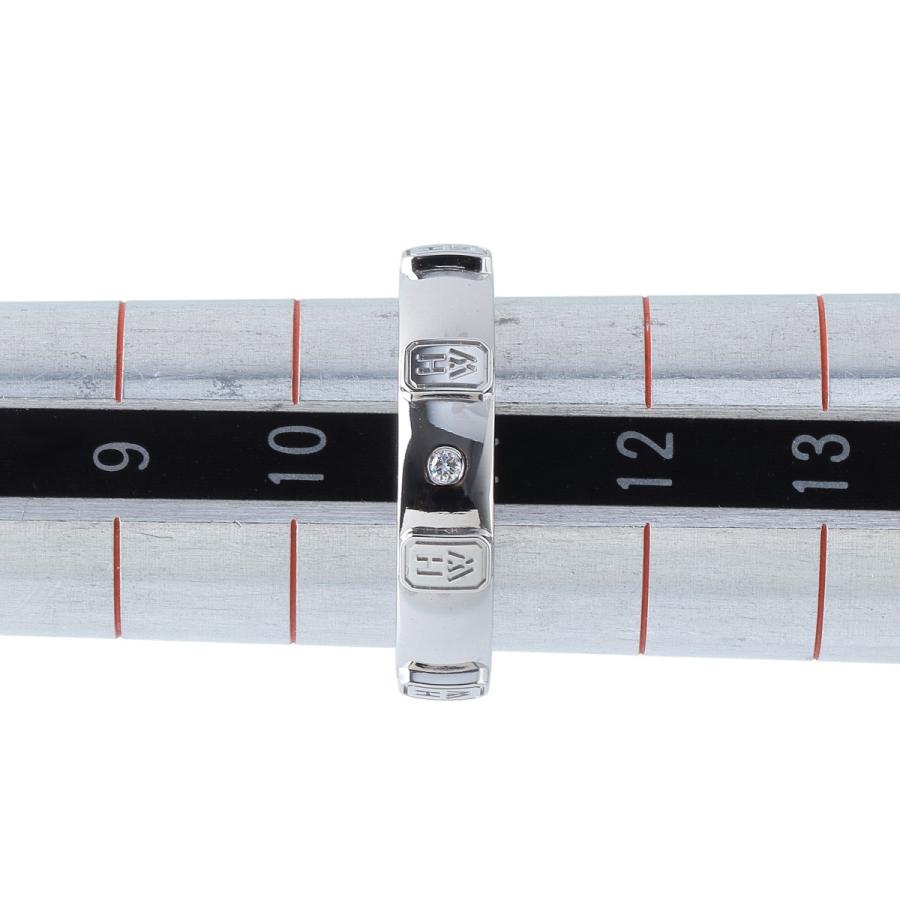 ハリー・ウィンストン（HARRY WINSTON） HWロゴ バンド ダイヤ リング